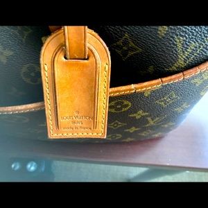 Louis Vuitton Brown Monogram Canvas Leather Deauville Doctor Bag